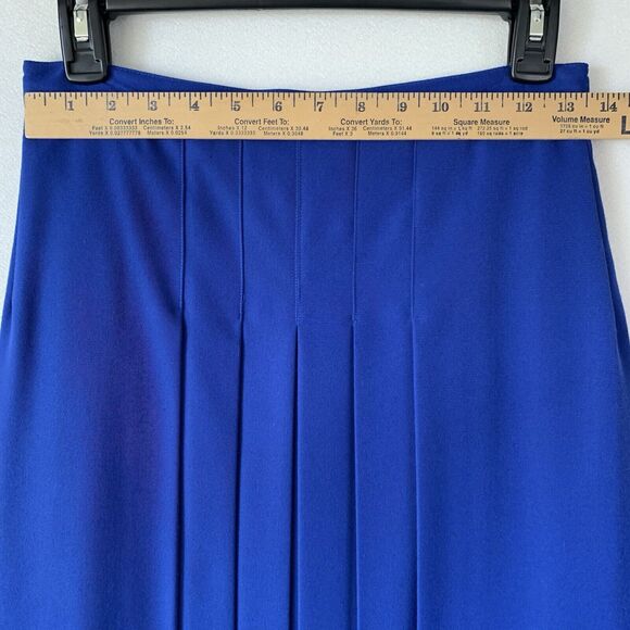 Worthington Skirt Blazer Suit Women 10 Blue 2 Piece Career Office Corp Grandma - Picture 12 of 16